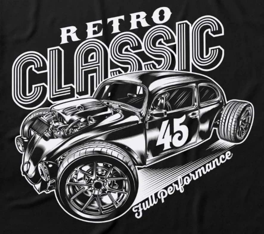 Classic German Hot Rod Full Performance Racer Vintage Car T-Shirt 100% Cotton O-Neck Short Sleeve Summer Casual Mens T-shirt