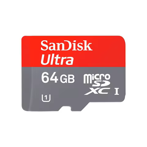 Cartão de Memória SANDISK Ultra, Micro SD, 64GB, com adaptador 80MB/S