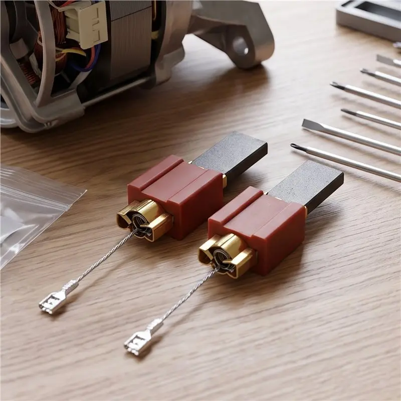 A69X-2Pcs Carbon Brush For 4297410/4297411/4297412/4297413 Spare Parts Washing Machine Kits