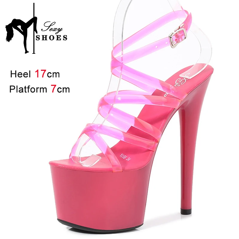 HOT Platform Sandals Women Wedding Shoes 2019 Sexy Super High Heel 16.5CM  Nightclub Party Shoes Female Sandals Lady's Sandals