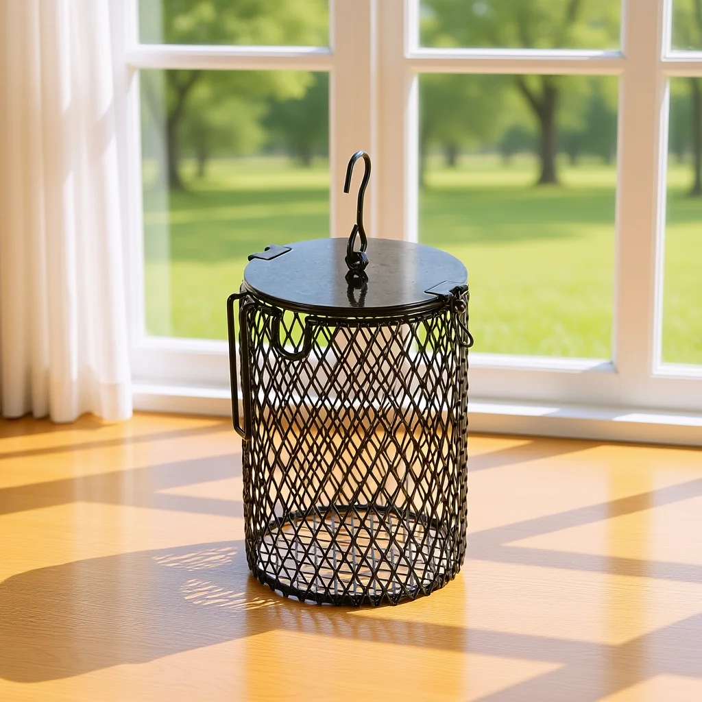 

Anti-Scalding Lampshade for Reptiles High-Grade Mesh Cover Protects Crawling Pets Ideal Reptile Box Accessory Heat Lamp Shade