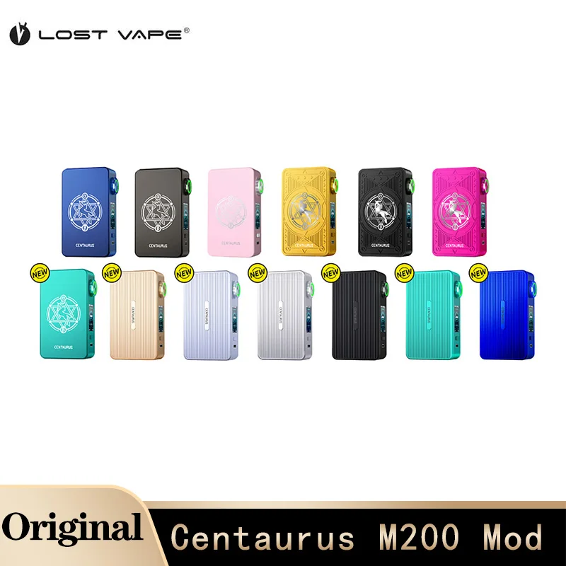 Original LostVape Centaurus M200 Mod 200W รองรับ Dual 18650 แบตเตอรี่สําหรับ Vaporizer Centaurus Sub Ohm ถังอิเล็กทรอนิกส์บุหรี่