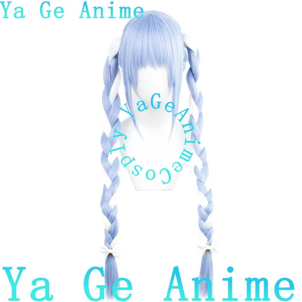 Hololive Generasi 3 Virtual Streamer Usada Pekora Wig Cosplay Permainan Anime Pesta Karnaval Halloween Rambut Tahan Panas
