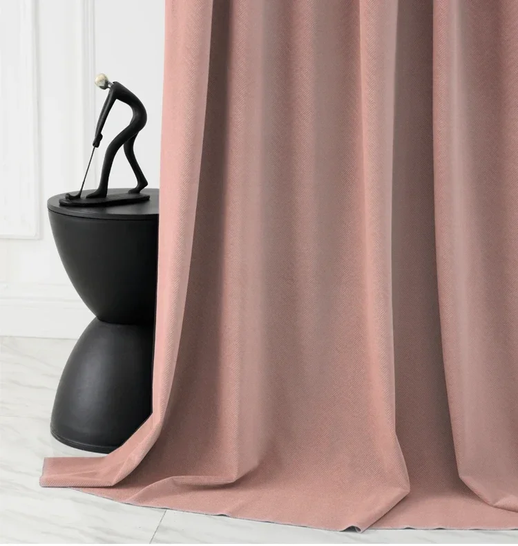 Cream Ginger Yellow Matcha Green Minimalist Living Room Bedroom Blackout Velvet Curtains Curtains For Living Dining Room Bedroom