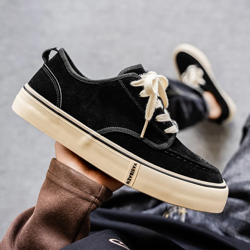 Heren laag uitgesneden casual retro veelzijdige canvasschoenen2025Buitenlandse handel nieuwe stijl modieus temperament laag uitgesneden trendy sportschoenen