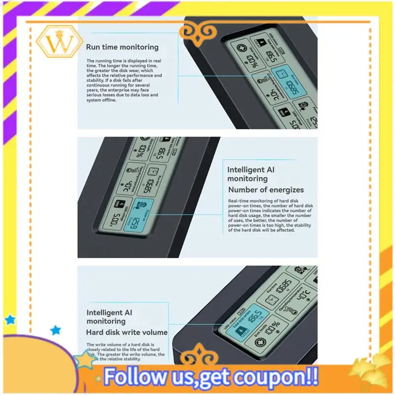 

Latest-SSD Enclosure M.2 SSD Enclosure M.2 Nvme SSD Enclosure SSD Enclosure Withdisplay Screen