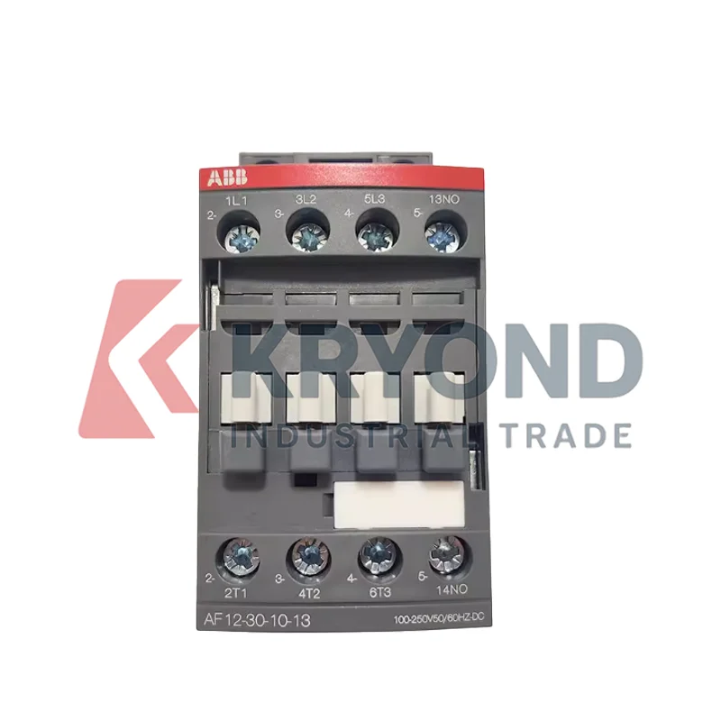 ABB AF12-30-10 Contactor Three-Pole Relay for Motor Control and Power Distribution in Industrial Applications