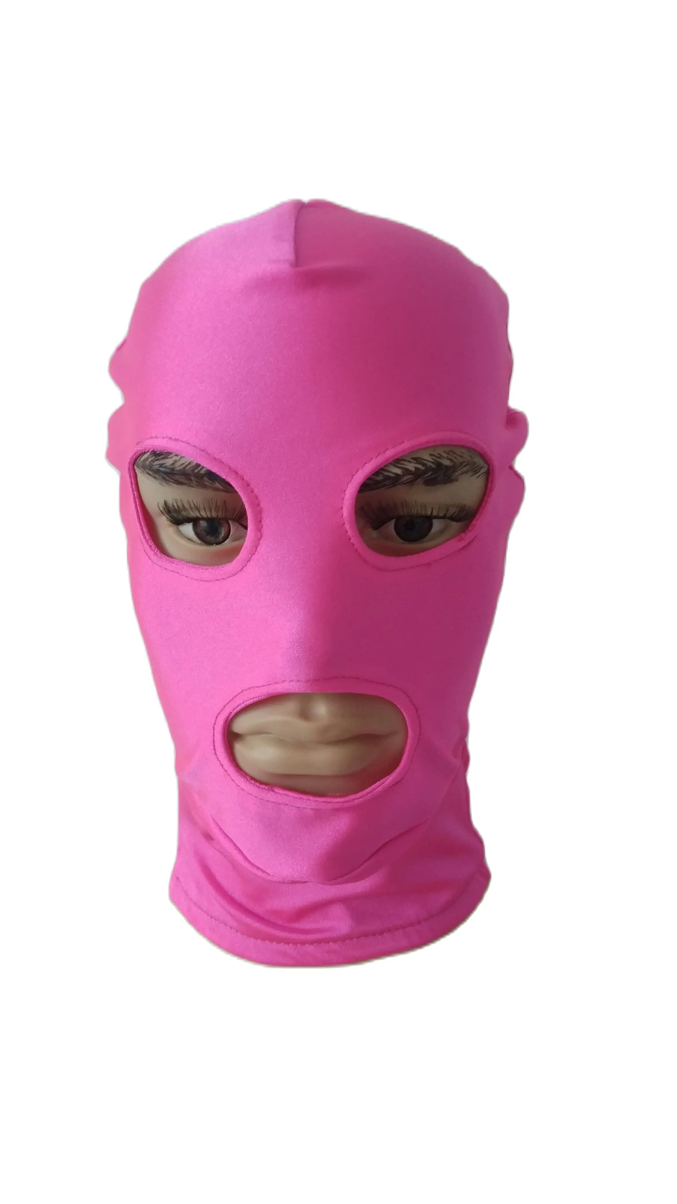 Halloween Mask Cosplay Costumes spandex Mask open eyes mouth Adult unisex Zentai Costumes Party Accessories