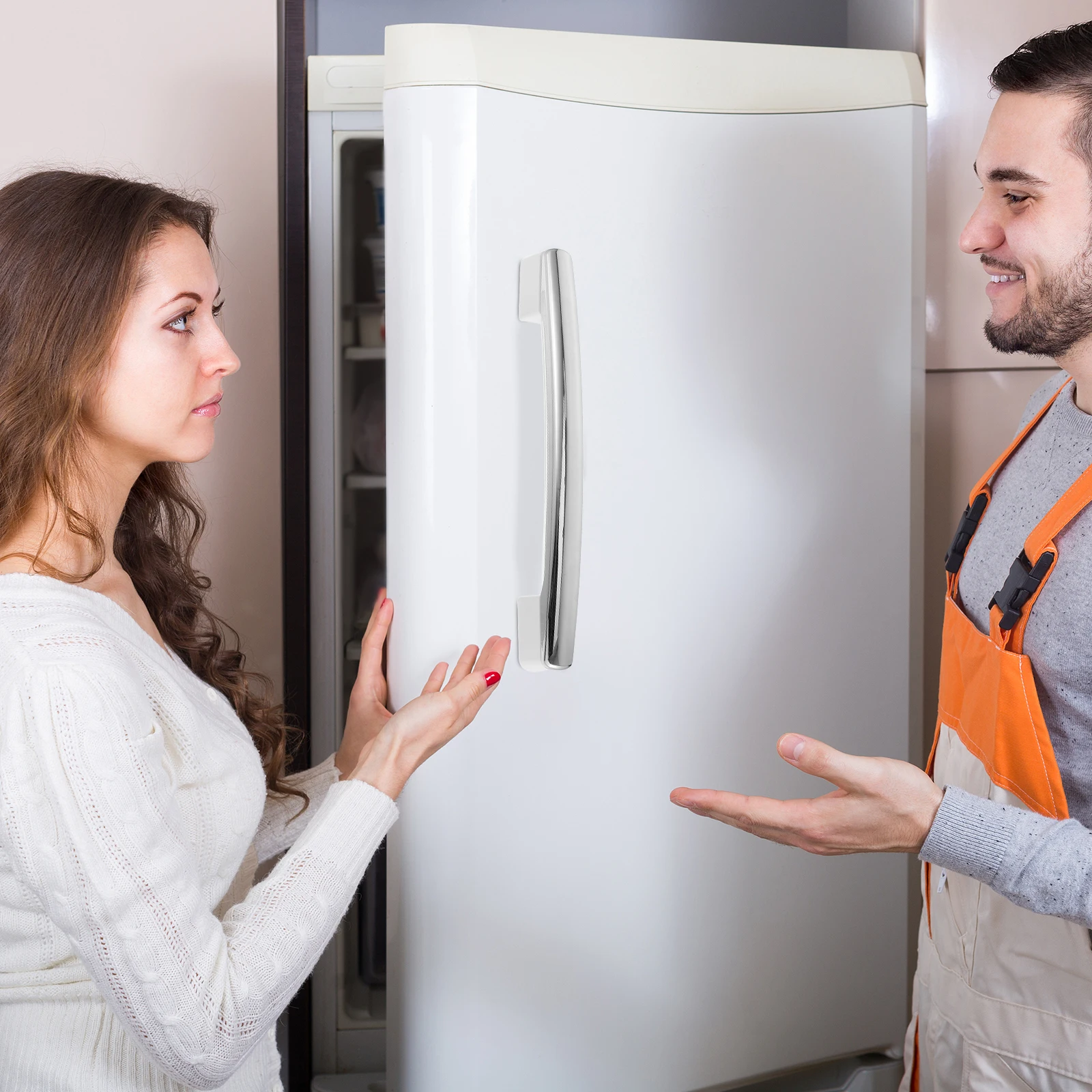 

Freezer Door Handle Fridge Grip Commercial Refrigerators Parts Anti-slip Replaces Cabinet Pull Abs Cooler Wardrobe