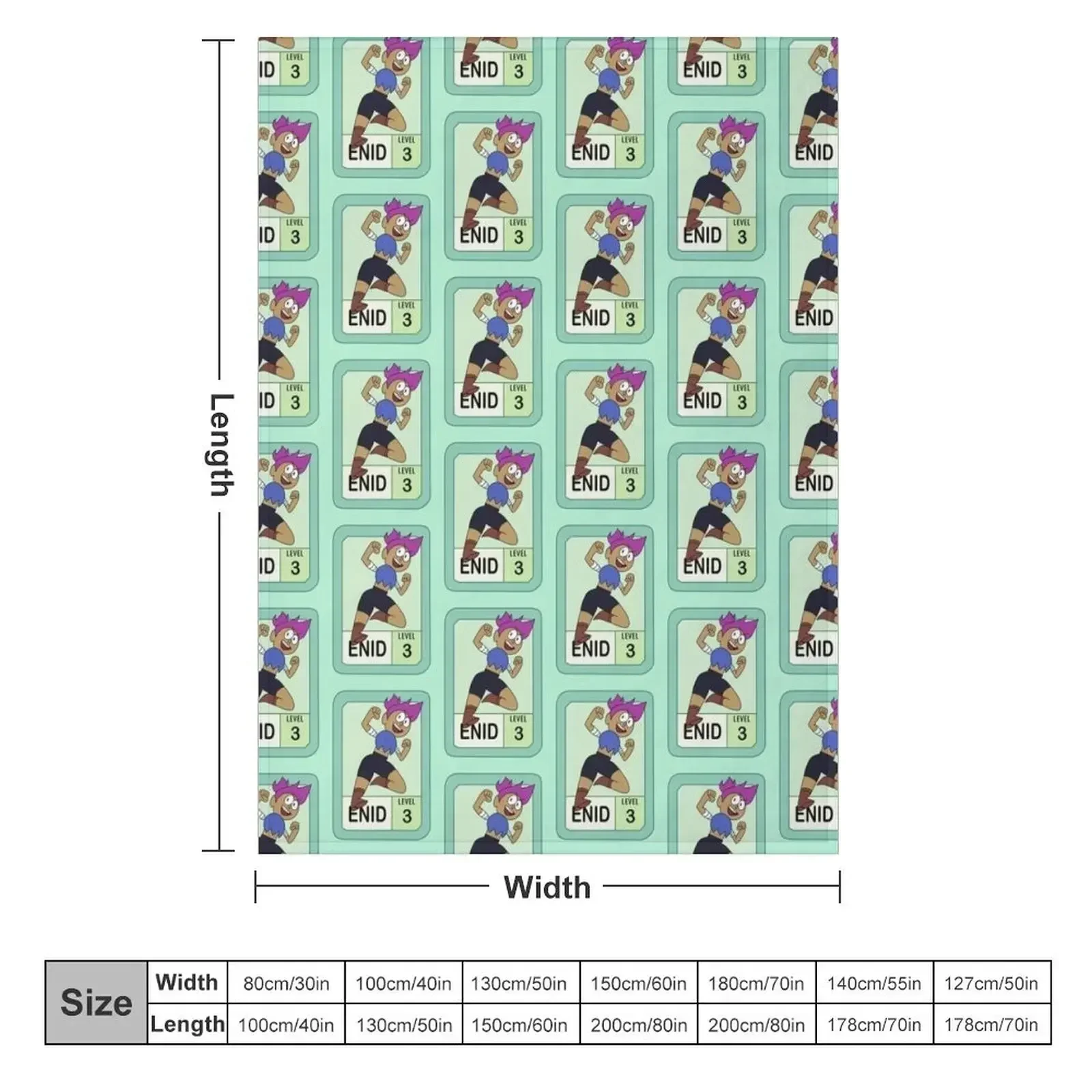 Enid Mettle Pow Card Throw Blanket Plaid on the sofa christmas decoration Luxury Hair Furrys Sofa Blankets