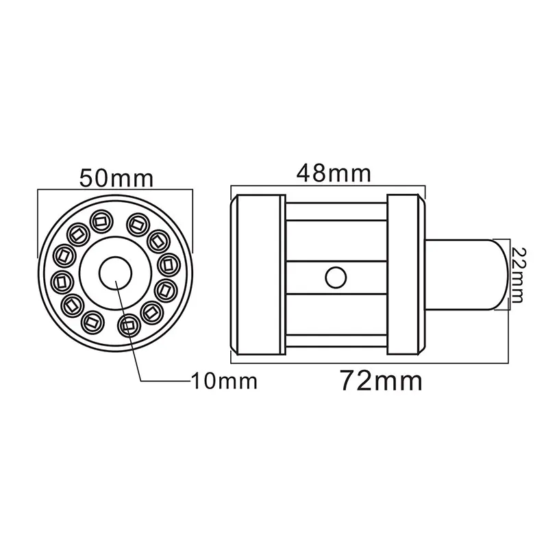 Professioneel Ontworpen 10M 1080P Hd Mini Video Cctv Camera Ahd Onderzeeër Camera