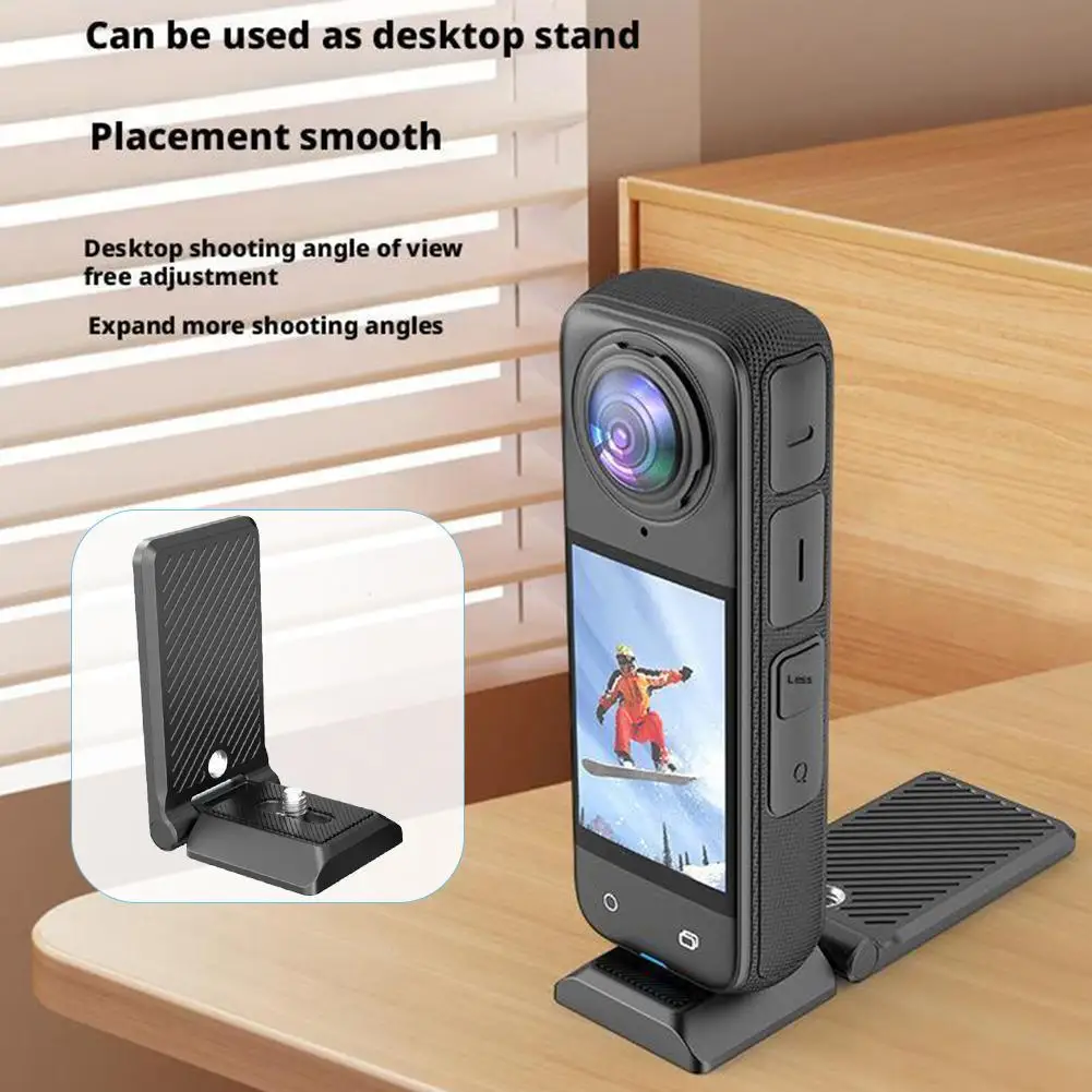 

Folding Magnetic Mount Base Bracket For Insta360 X5 X4 X2, Mount Pad for DJI Pocket 3 2 Osmo Pock