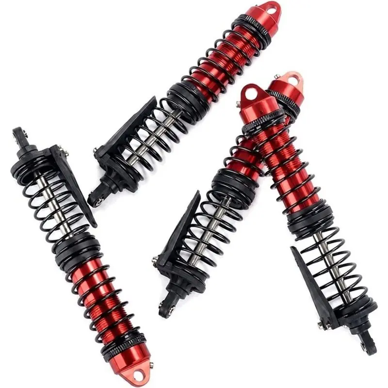 [Toy Promotion】 4 Pcs 135Mm Metal Shock Absorbers Metal Shock Absorbers Modification Upgrade Parts