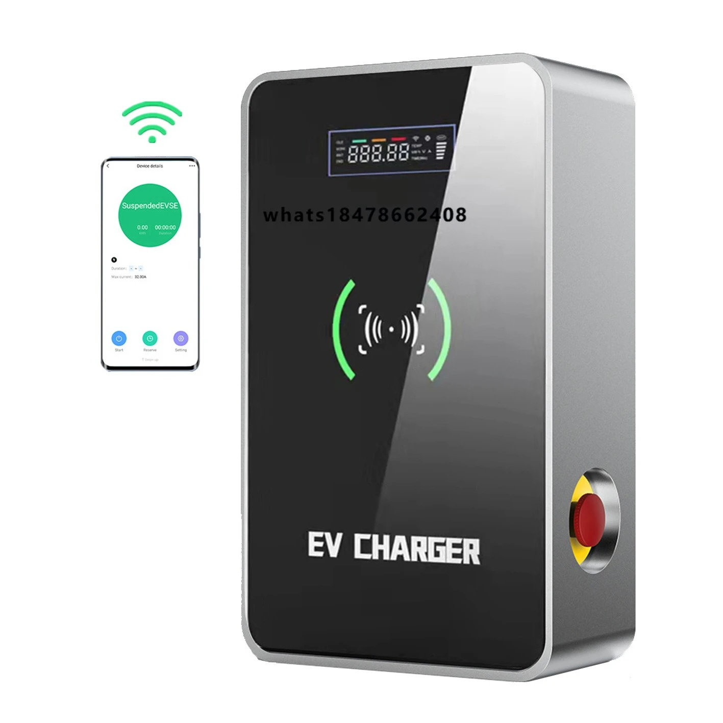Smart  Vehicle Charging Station Level 2 40a Electric Vehicle Wall Charger Electric 10kw Electric Vehicle Charger Type 1