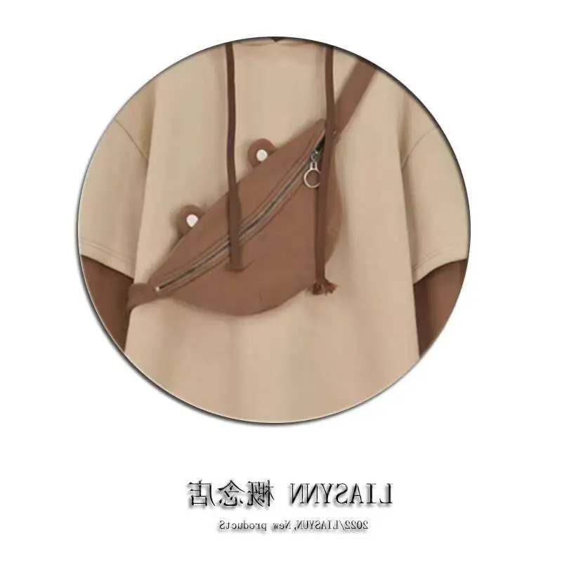 2025 New Spring Autumn Winter Hoodie for Women Fake Two Piece Niche Design Cute Soft Girl Trendy Top