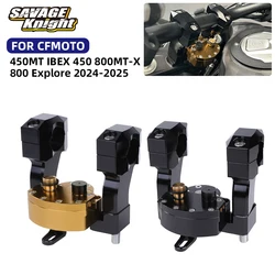 2025 For CFMOTO 450MT 800MT-X Steering Dampers Stabilizer Safety Absorber Reversed Bar Riser Mount Bracket Kit MT450 800MTX 2024
