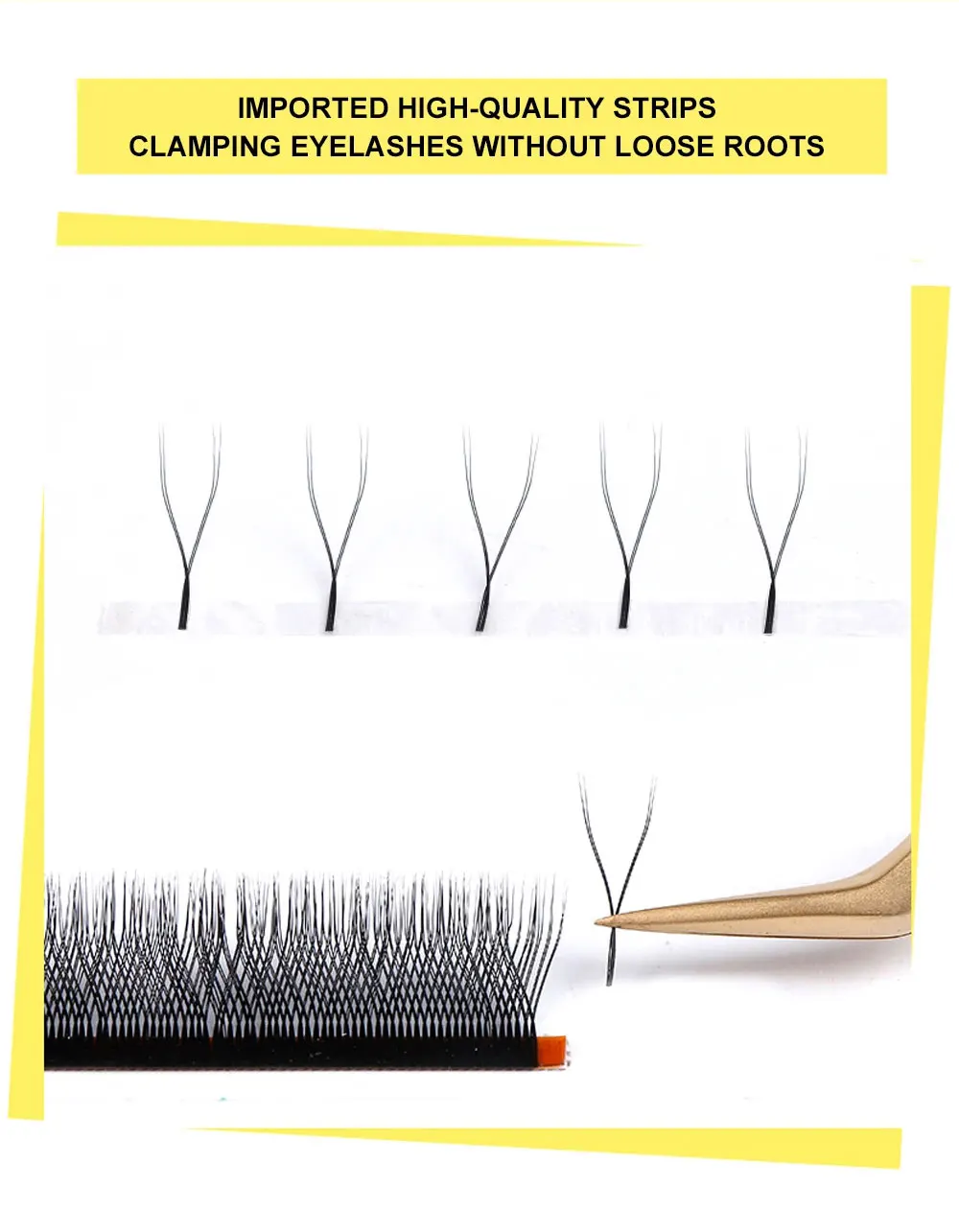 Extensão de cílios DeceMars L+ YY