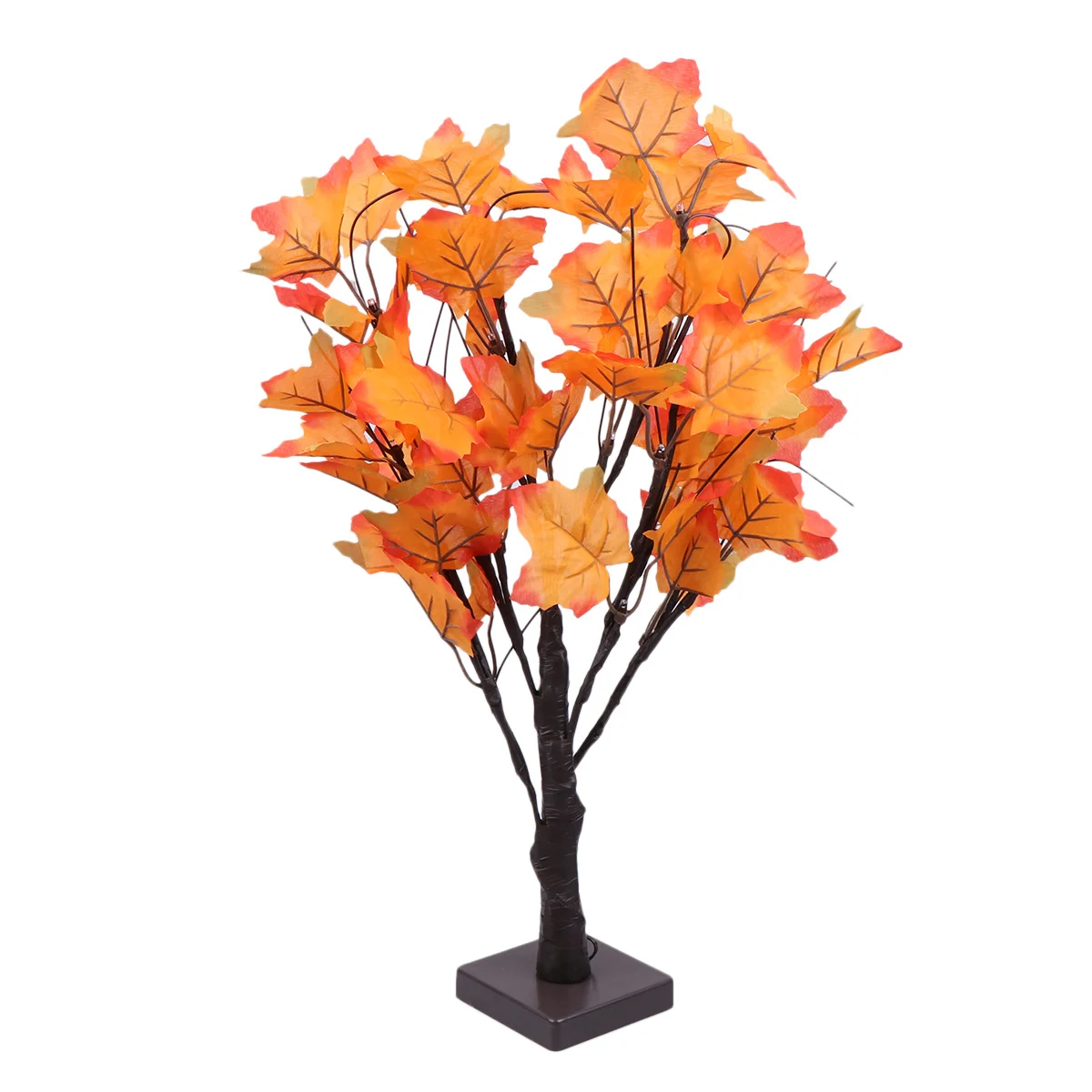 

1Pcs Maple Leaves Tree Lamp 24Leds Non-Waterproof Table Lamp for Indoor Use Desk Light Home Living Room Christmas Decoration