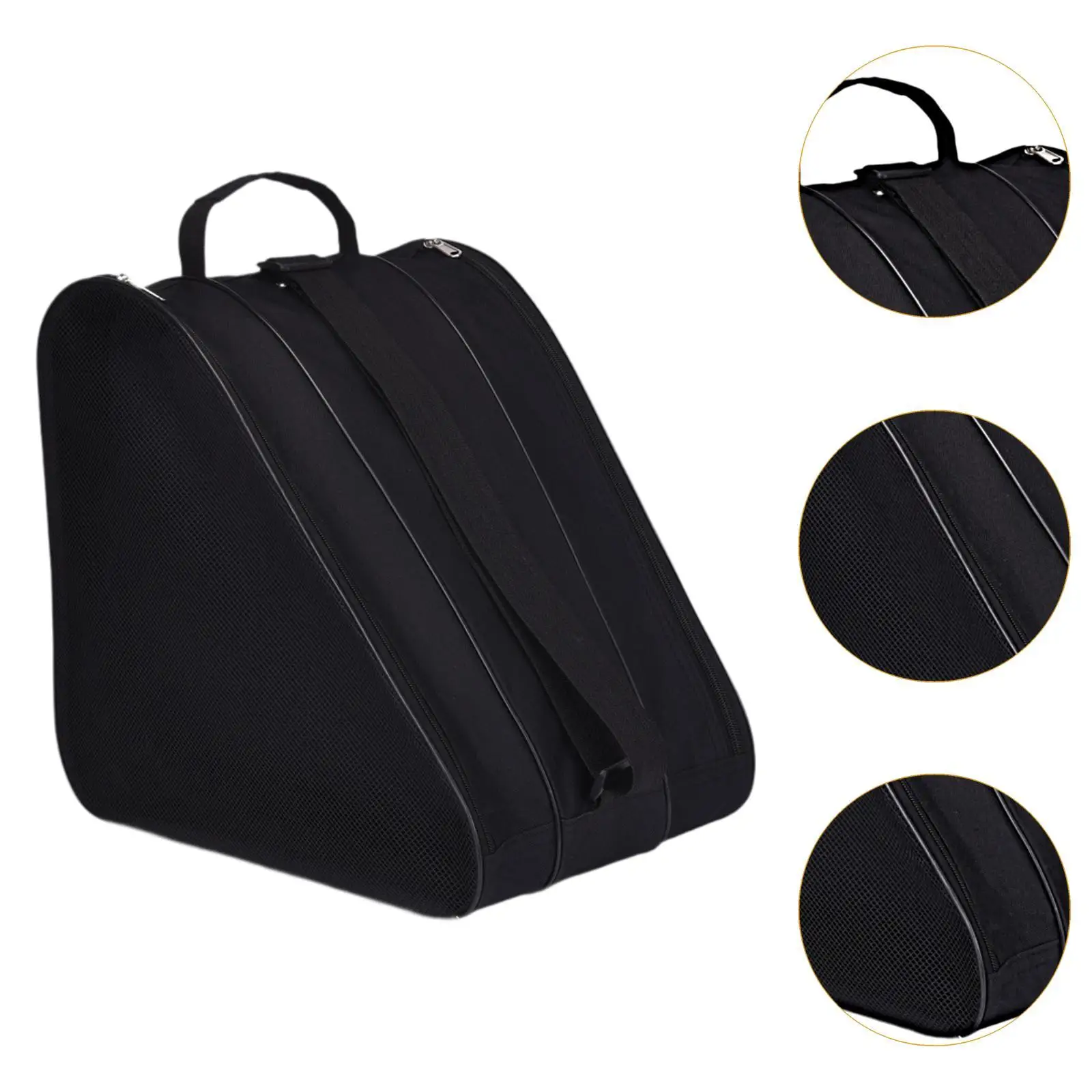 حقيبة التزلج على الجليد حقيبة تخزين أحذية التزلج أكسفورد للبالغين والأطفال والنساء والرجال