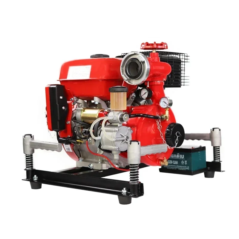 最高品質15馬力リファンエンジン搭載消防車・消防艇用携帯型消防ポンプ