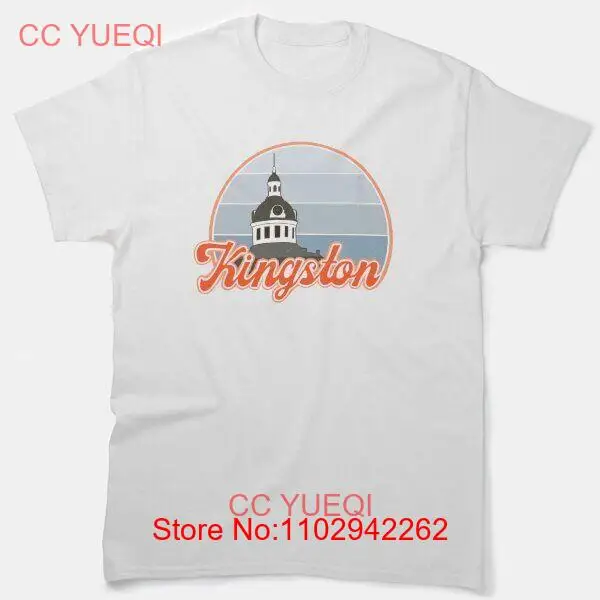 Классическая футболка с изображением городского зала Kingston