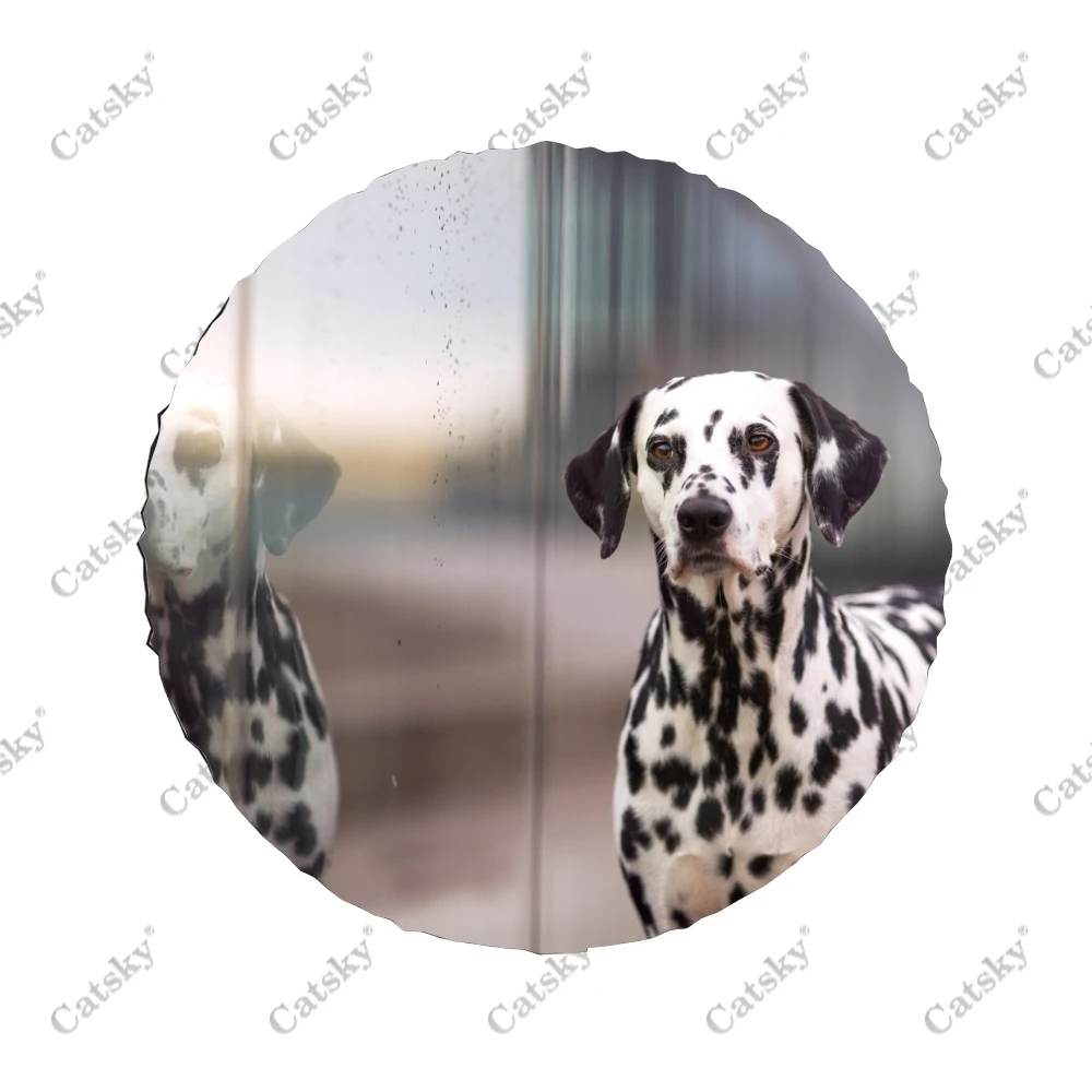 Animal -  Dalmatian Print Spare Tire Cover Waterproof Tire Wheel Protector for Car Truck SUV Camper Trailer Rv 14