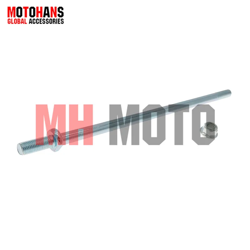 

MOTORCYCLE REAR WHEEL AXLE WITH M10x270MM MOTORCYCLE ACCESSORIES FOR GILERA SMASH110 BIZ100