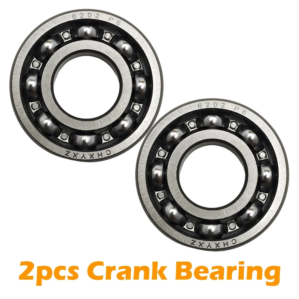 2pcs Crankshaft Ball Bearing Kit for Husqvarna 268 272 61 340 345 350 351 353 357 359 362 365 371 372 Chainsaw #738220225