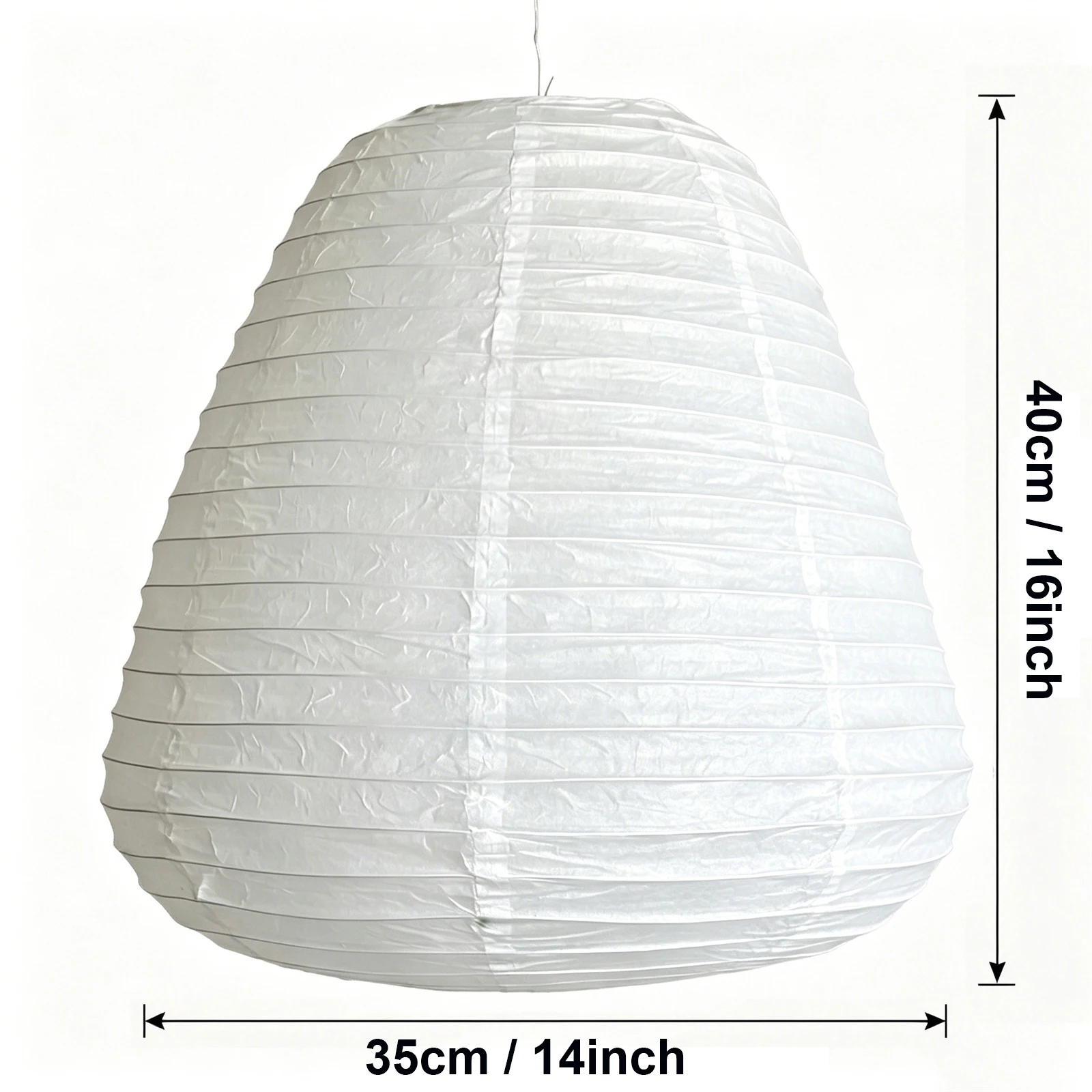 2er-Pack Vase Reispapier Lampenschirm Wabi Sabi Japandi Hängende Deckenpendelleuchte für Wohnzimmer Schlafzimmer Heimdekoration – Detail 3
