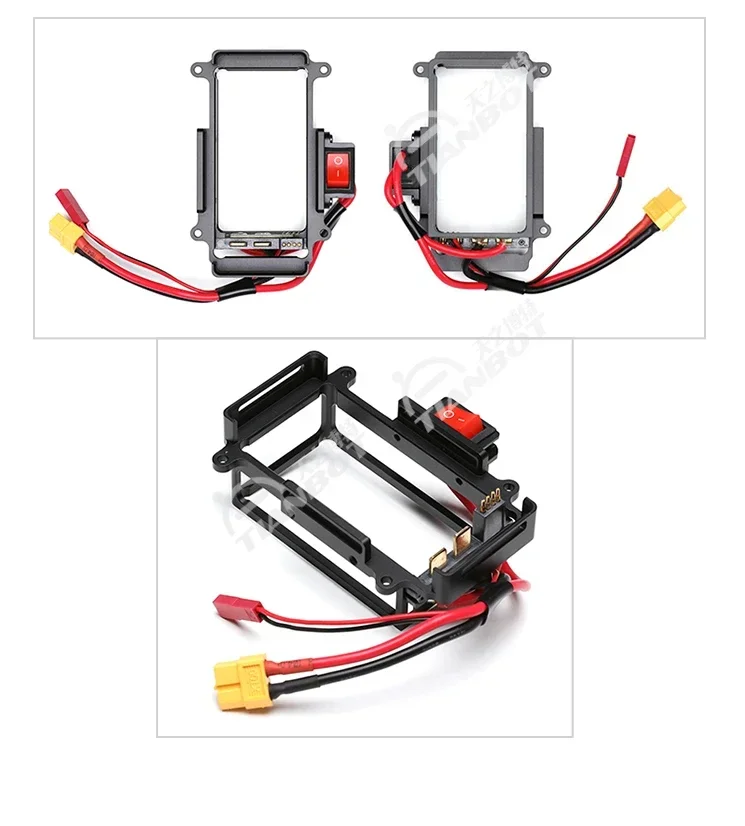 New version battery rack kit tb47d s power supply 20A high current connector XT30