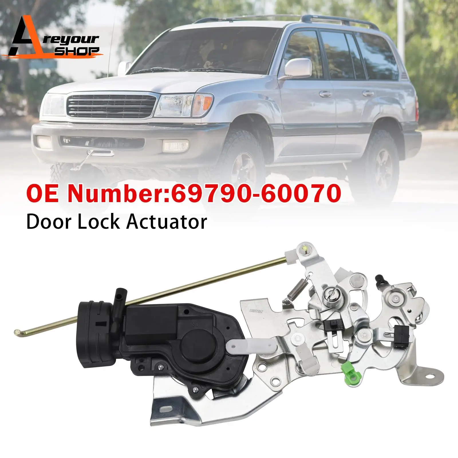 

Door Lock Actuator 69790-60070 for Toyota Land Cruiser Lexus LX470 1998-2007