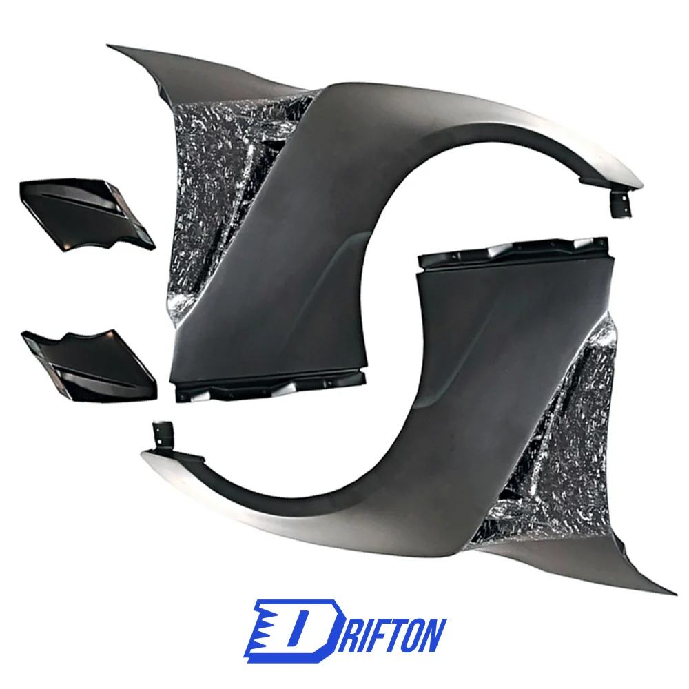 

Varis Style Partial Forged Carbon Fiber Fender For Nissan R35 GTR 2017 2018 2019 2020 2021 2022 2023 Body Kit Bodykit