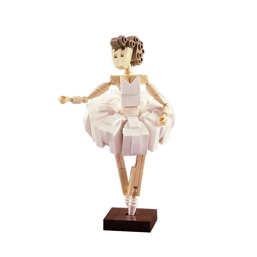 

Gobricks MOC Swan Ballet Ballerina Performance Dancer Model Building Blocks Classic Girl Bricks Toy For Childrens Birthday Gift