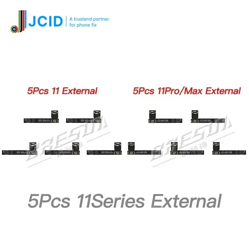 JC JCID Original Battery Repair Flex For iPhone 11 12 13 14 15 Pro Max Remove Warning Battery External Flex Cable Replacement