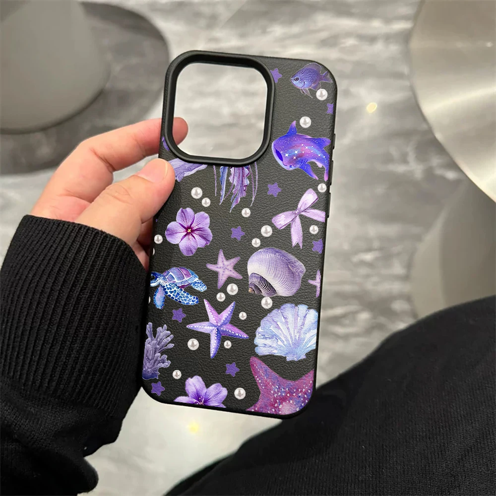 Fantasy-Meereskreaturen-Handyhülle für iPhone 17 16 15 14 13 12 11 ProMax 16 15 14 Plus 17 16 15 14 Pro 17Air Silikon-Matt-Cover – Detail 8