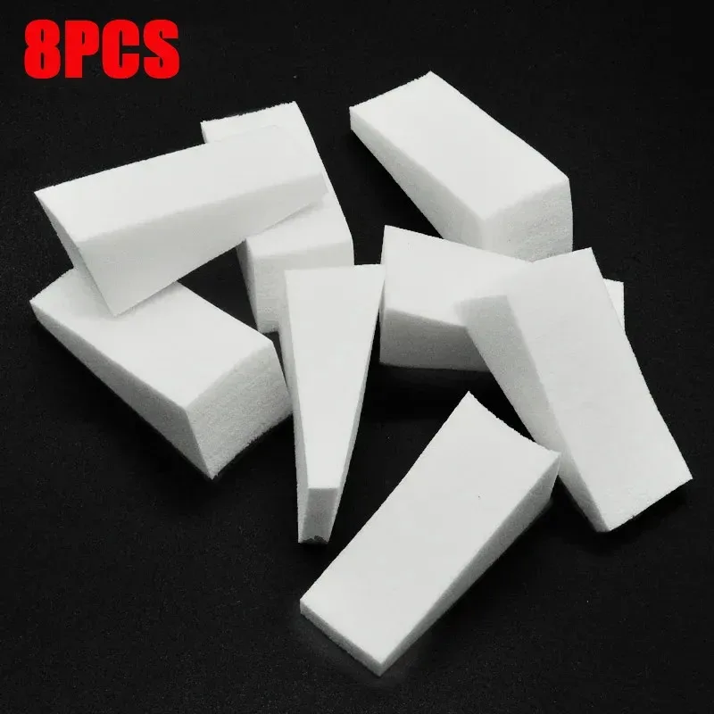 1/12/24/48/96 piezas Esponja de maquillaje suave triangular para base, corrector, crema y polvo, herramienta cosmética para difuminar