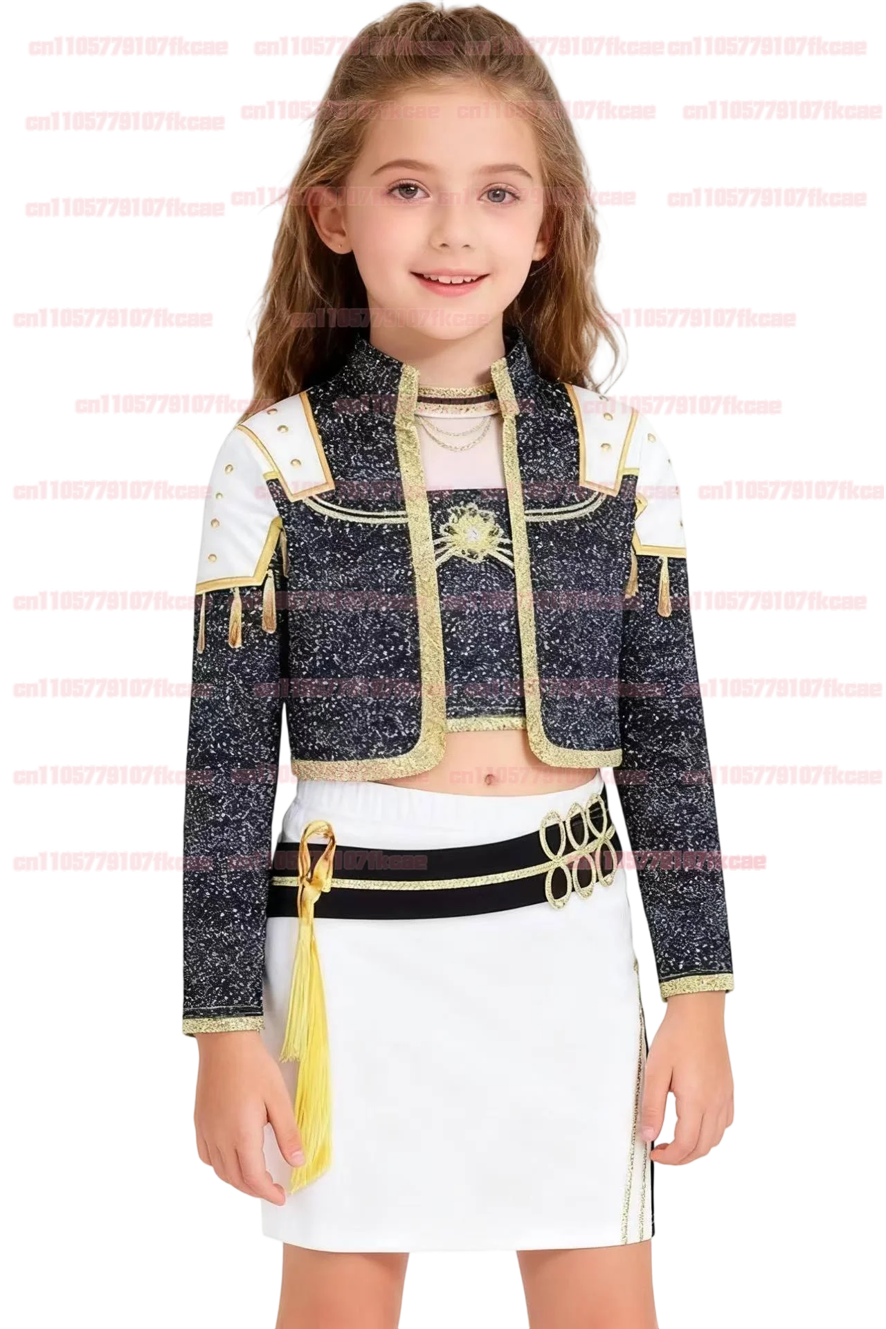 KIDS Meisjes Rumi Zoey Mira Cosplay Kostuum Kpop Demon Hunters Gedrukte Rollenspel Kleding voor Halloween en Carnaval