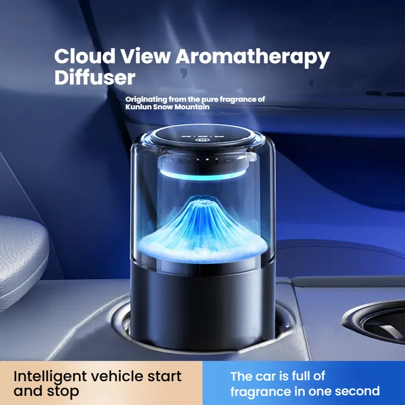 

2025 Model Smart Car Air Freshener - Premium Automotive Fragrance Device with Cloud-View Atomization, Filling the Car with Fragr
