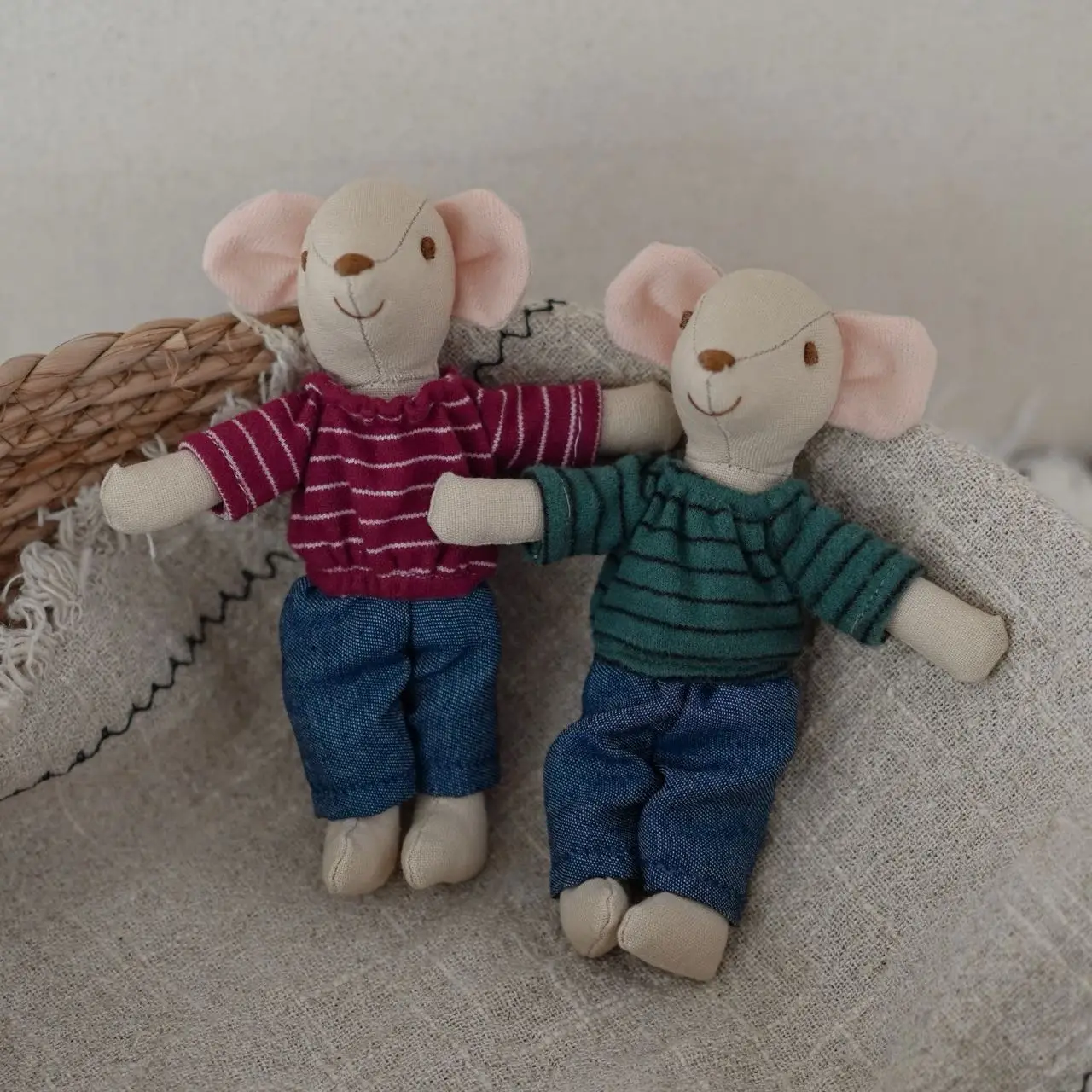 1 Stück Plüsch-Maus Puppe Spielzeug Weiches Stofftier für Kinder Urlaubsgeschenk Geburtstagsgeschenk Zimmerdekoration Rollenspiel – Detail 26