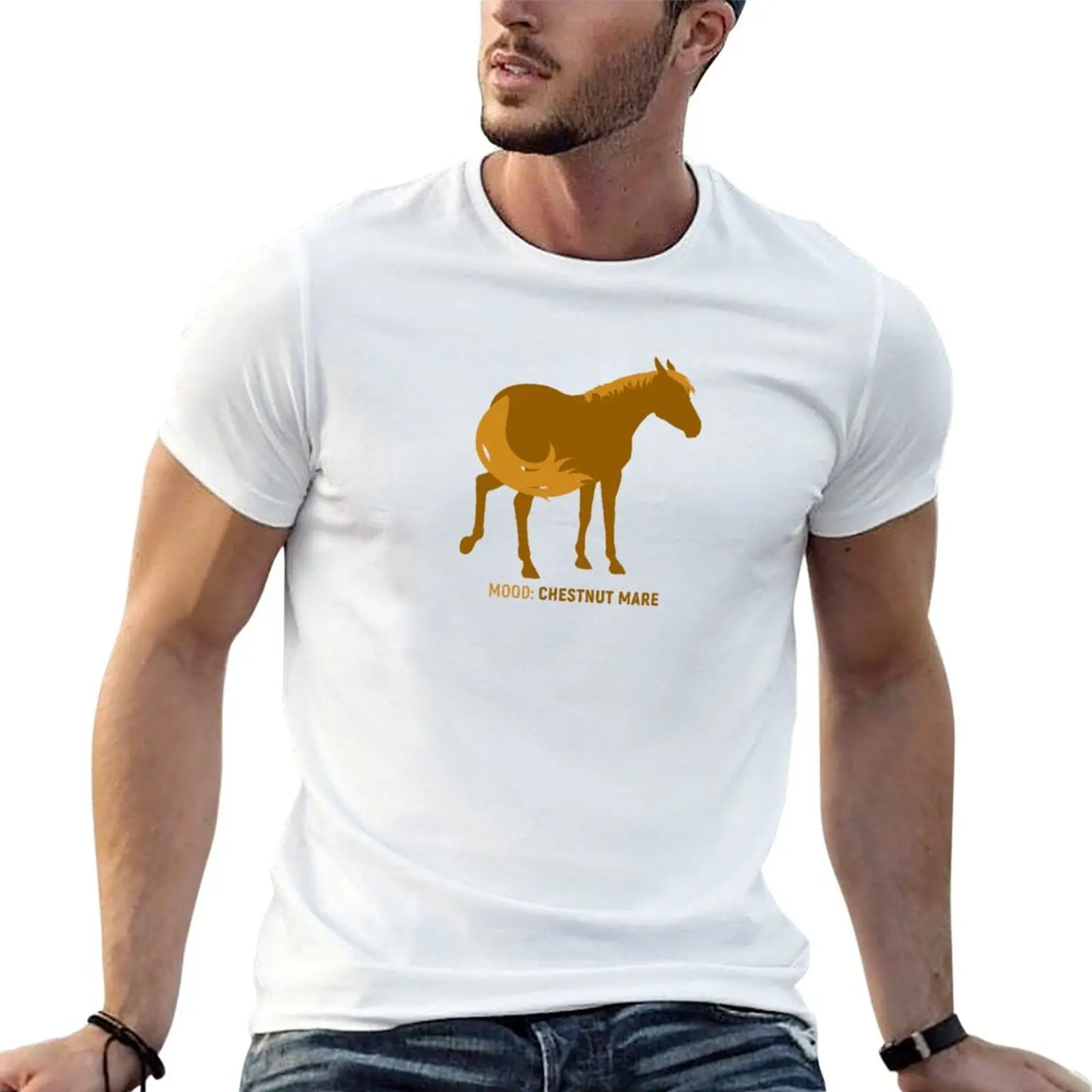 Mood: Chestnut Mare T-Shirt plus sizes aesthetic clothes t shirt men