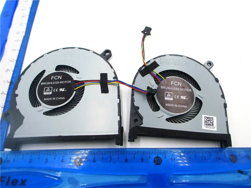 CPU GPU FAN FOR DELL 7000 insprion15-7590 7591 P83F 0MPHWF 0861FC  DFS5K22115371D FM69 DFS5K12114262D FM6A