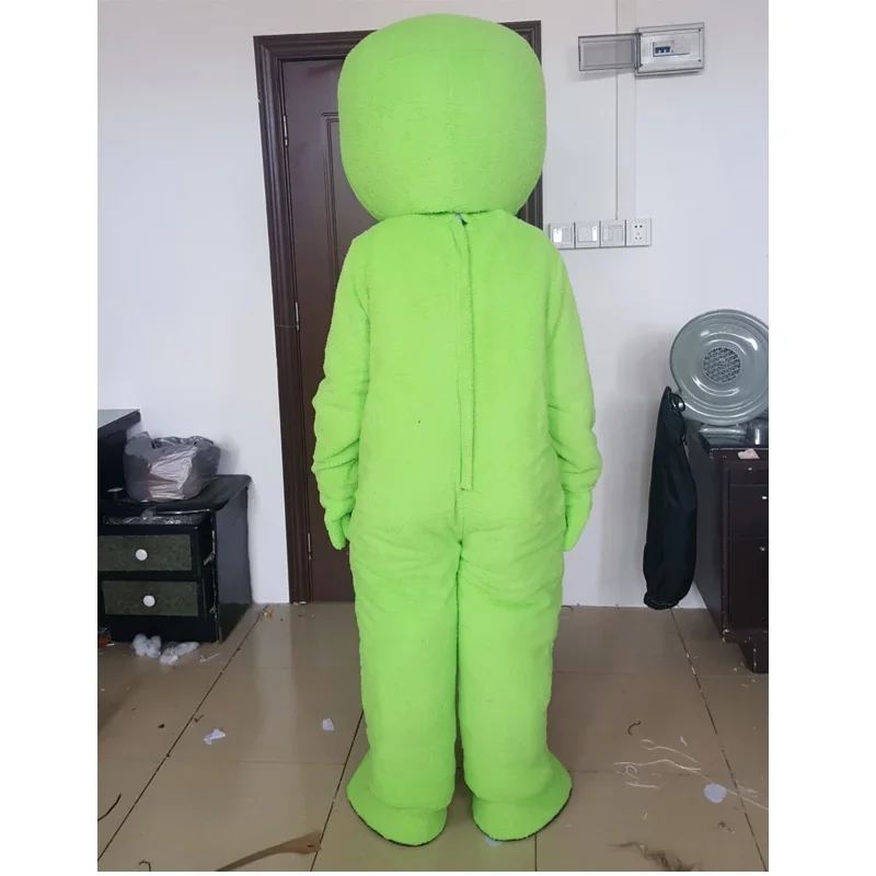 adult size green ET alien mascot costume