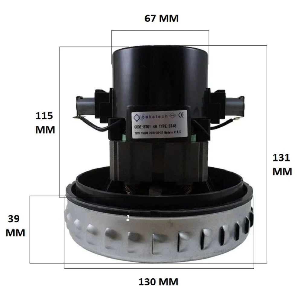 متوافق مع محرك مكنسة كهربائية Arnica Bora 3000 4000 5000 7000 وفلتر Hepa