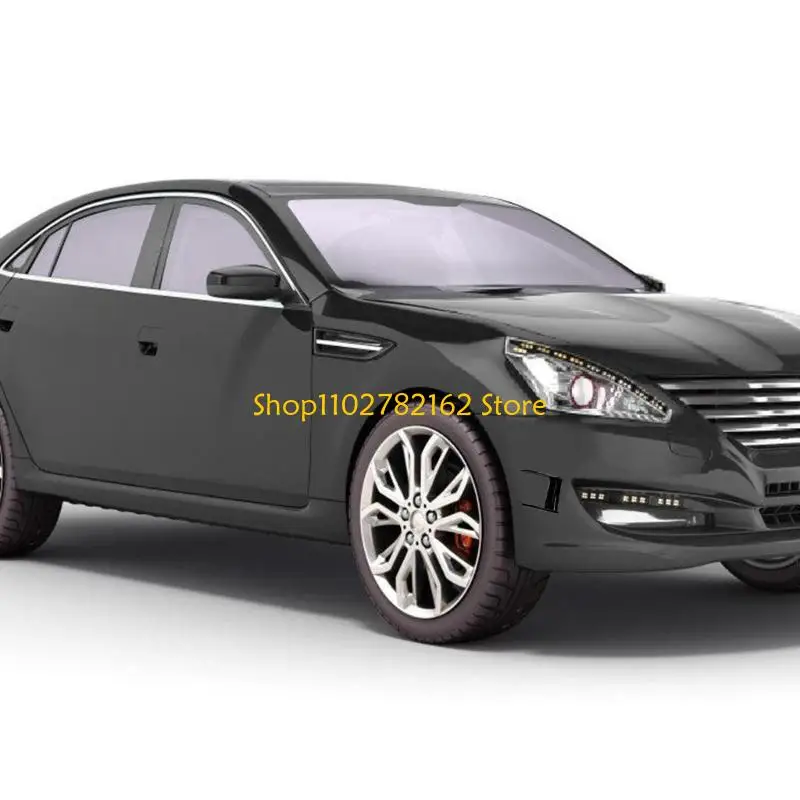 

547B Black Front Lip Spoiler Splitter Car Front Bumper Lip Side Spoiler Splitter Trim Auto Bumper Grilles