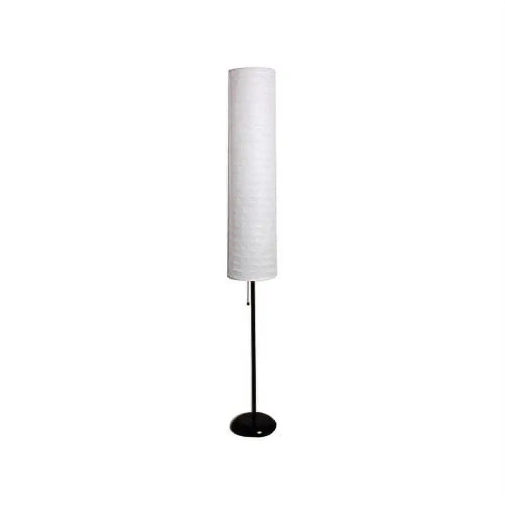 Bohemian Collapsible Floor Lamp, with Ricepaper Ivory Shade