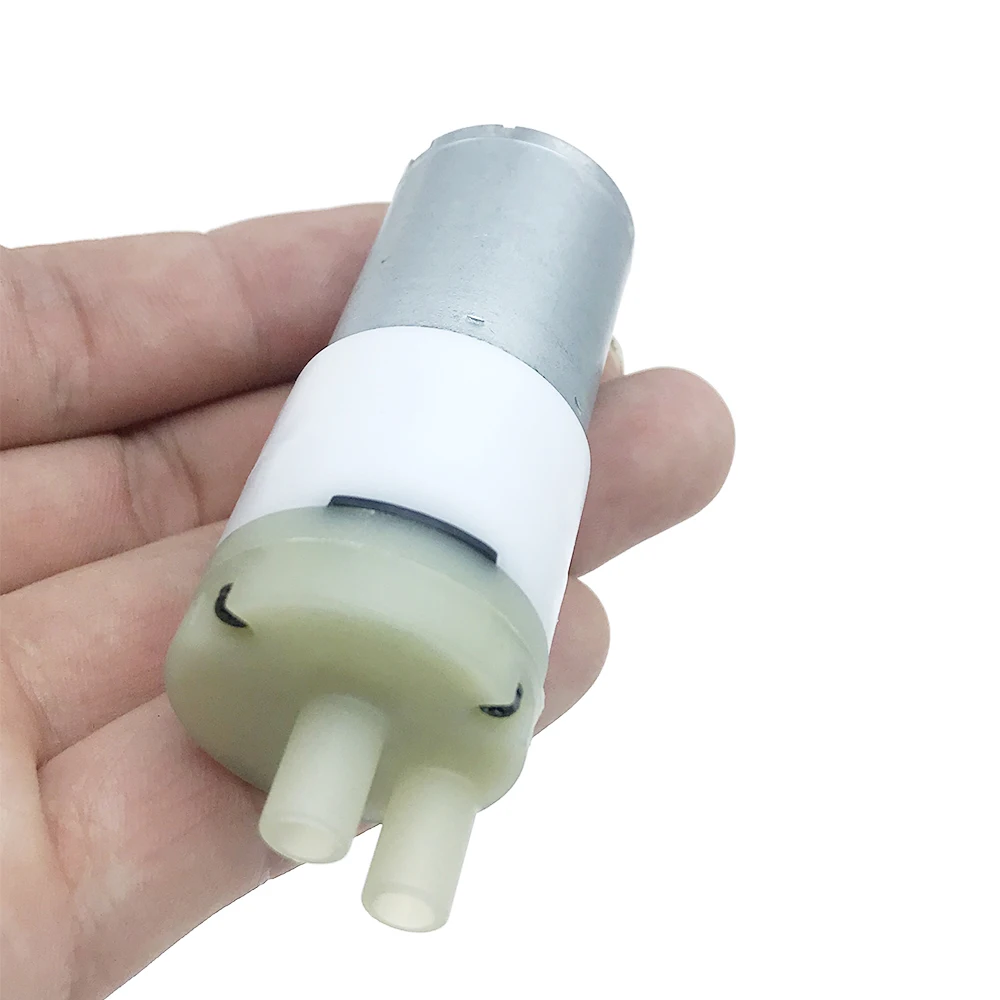 Micro Pump 370 Motor Diaphragm Water Pump DC 12V Small Self-priming Pump 1.2L/min for DIY Drinking Fountain Pump DC 8.4V-12V