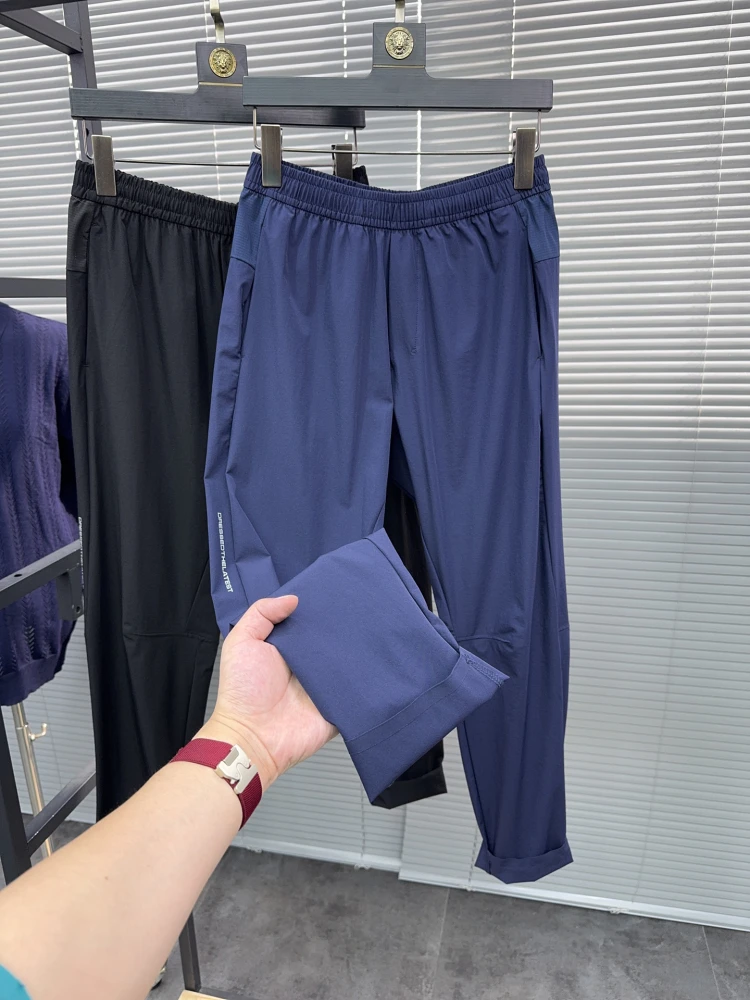 

Svip мужские летние уличные легкие дышащие тонкие прямые повседневные брюки из ледяного шелка, повседневные брюки Qui Dry Cool Feeling