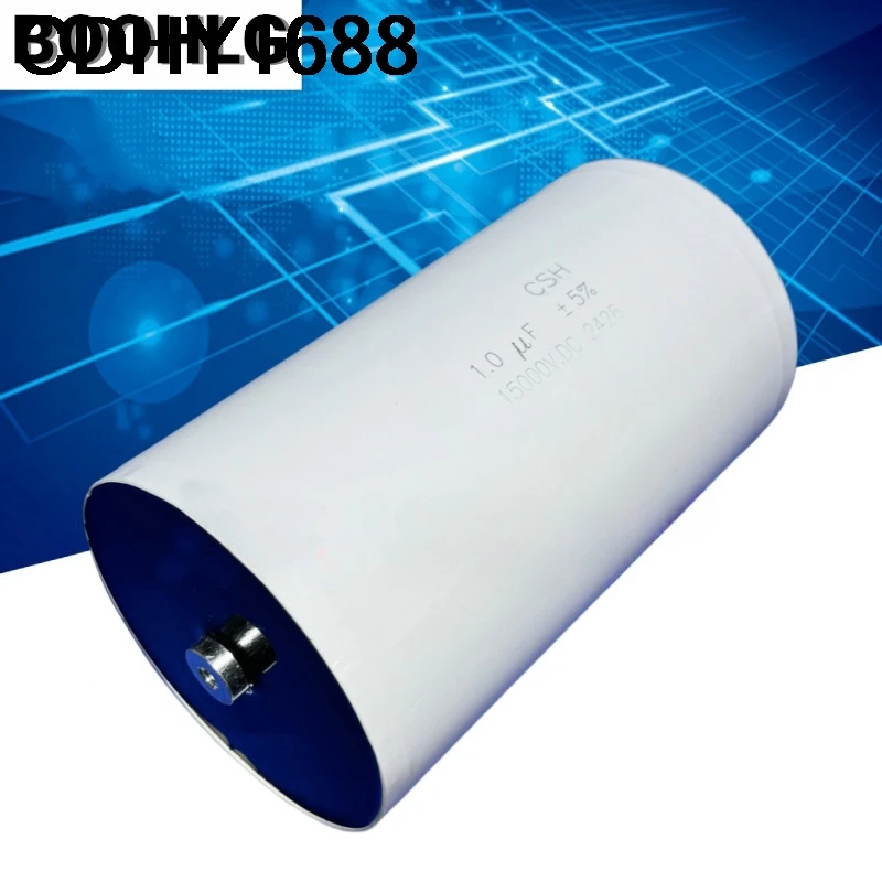 

1pcs 1UF 15000V DC 1.0uF 15kV 105 20KV 70A non-polar and non inductive high-voltage thin film capacitor