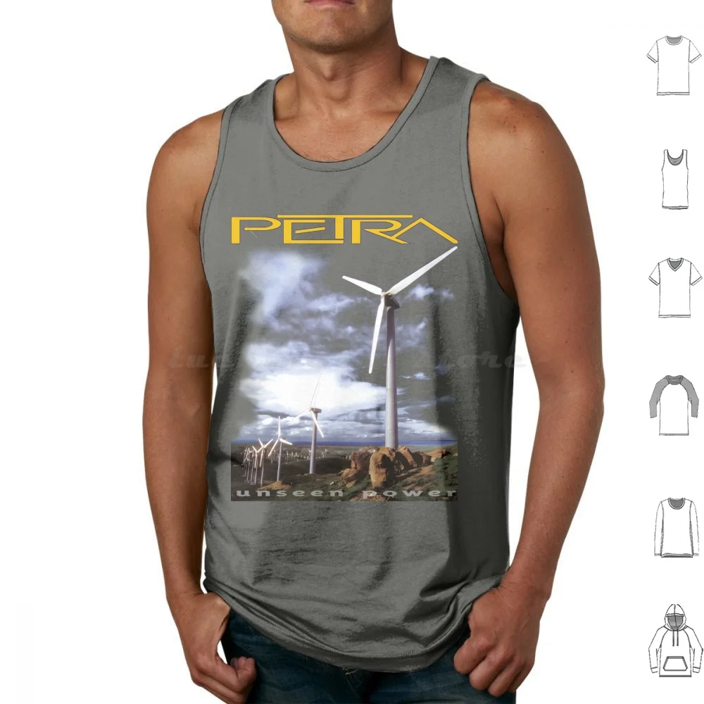 

Petra-Unseen Power Tank Tops Print Cotton Petra Unseen Power Ccm Retro Christian Band Music 80s 90s
