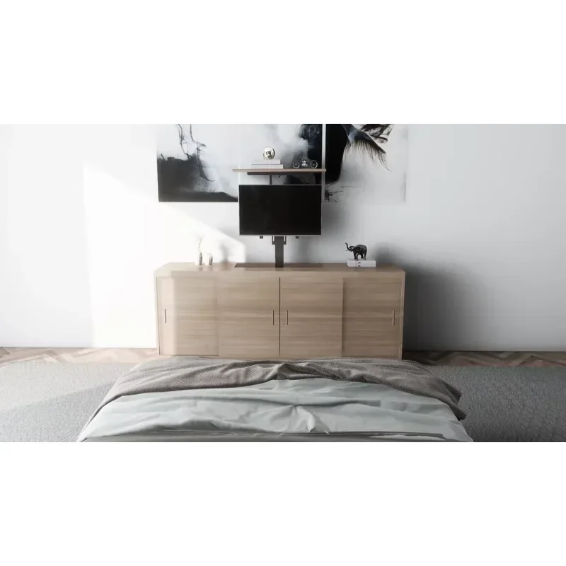 32-57 inch Height Adjustable Remote Control  System TV stand Under the Bed TV Lift Support for Automatic TV